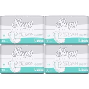 Sleepy Yetişkin Hasta Bezi Bel Bantlı L - Large - Büyük 120 Adet (4PK*30)