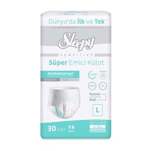 Sleepy Hasta Bezi Yetişkin Emici Külot L - Büyük - Large 120 Adet (4PK*30)