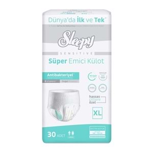 Sleepy Hasta Bezi Yetişkin Emici Külot XL - Ekstra Büyük - Extra Large 240 Adet (8PK*30)