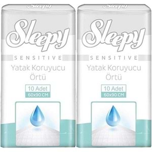Sleepy Hasta Yatak Koruyucu 60*90CM 20 Adet (2PK*10)