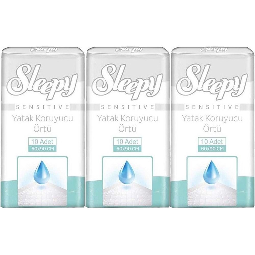 Sleepy Hasta Yatak Koruyucu 60*90CM 30 Adet (3PK*10)