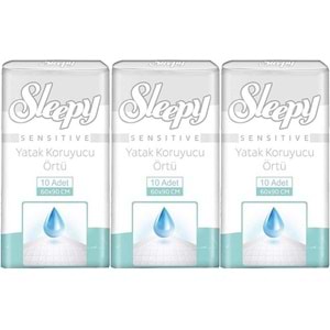 Sleepy Hasta Yatak Koruyucu 60*90CM 30 Adet (3PK*10)