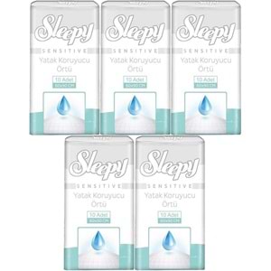 Sleepy Hasta Yatak Koruyucu 60*90CM 50 Adet (5PK*10)