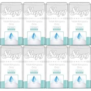 Sleepy Hasta Yatak Koruyucu 60*90CM 80 Adet (8PK*10)