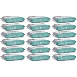 Sleepy Perine Bölgesi ve Vücut Temizleme Islak Mendil Havlu 50 Yaprak (Ebat 4XL) (18 Li Set)