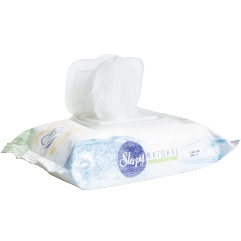 Sleepy Islak Havlu Mendil Pamuklu Yenidoğan Natural Bambu 40 Yaprak 36 Lı Set (1440 Yaprak)