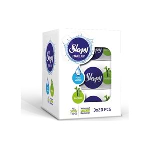 Sleepy Yüz Temizleme Havlusu Bamboo Make Up 180 Yaprak (9PK*20)