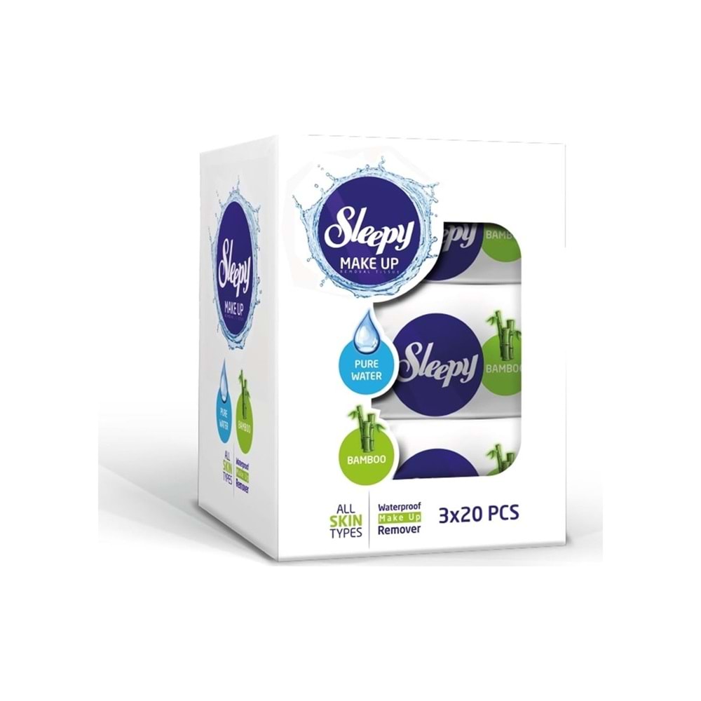 Sleepy Yüz Temizleme Havlusu Bamboo Make Up 720 Yaprak (36PK*20)