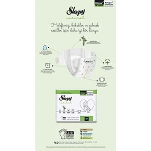 Sleepy Bebek Bezi Natural Beden:7 (20-30Kg) XX Large 112 Adet (4PK*28)