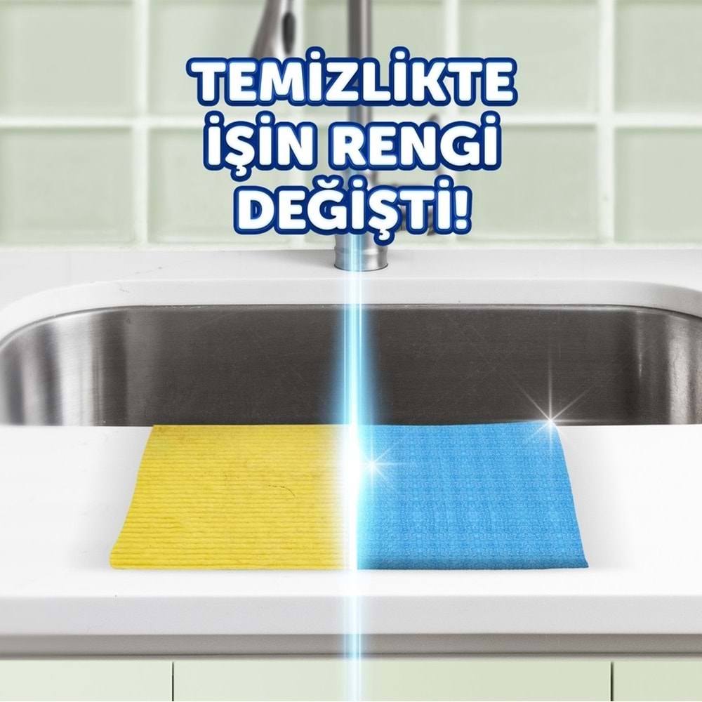 Solo Hijyenik Temizlik Bezi (İç adet 20 Li) (Kokusuz ve Hızla Kuruyan) (24 Lü Set)