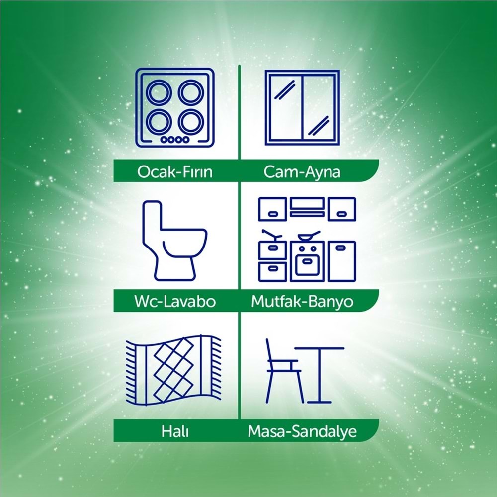 Solo Yüzey Temizlik Havlusu - Mendili 100 Yaprak Okaliptus & Çam Esintisi (2 Li Set) 200 Yaprak