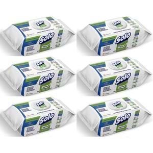 Solo Yüzey Temizlik Havlusu - Mendili 100 Yaprak Okaliptus & Çam Esintisi (6 Lı Set) 600 Yaprak