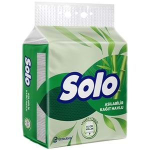 Solo Asılabilir Kağıt Havlu 1 Paket (1PK= 7 Rulo) Hijyenik ve Pratik Kullanım İçin Uygun (5 Li Set)