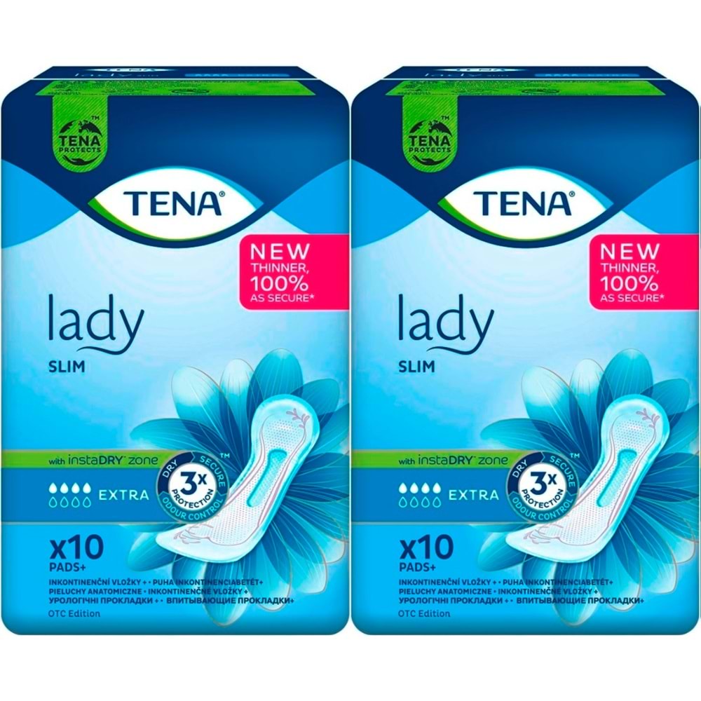 Tena Mesane Pedi Lady Slim Extra 20 Adet (2PK*10)