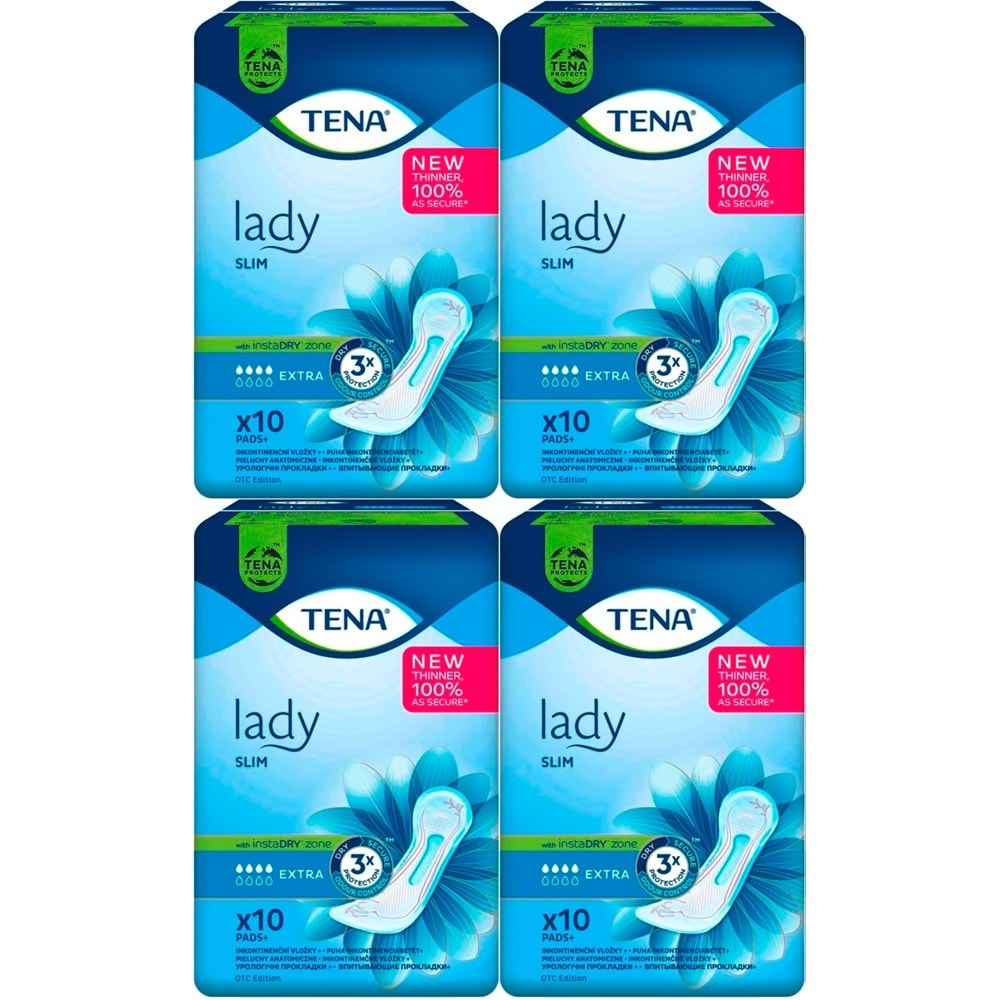 Tena Mesane Pedi Lady Slim Extra 40 Adet (4PK*10)
