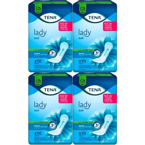 Tena Mesane Pedi Lady Slim Extra 40 Adet (4PK*10)