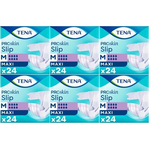Tena Proskin Slip Maxi Bel Bantlı Yetişkin Bezi M - Orta - Medium 144 Adet