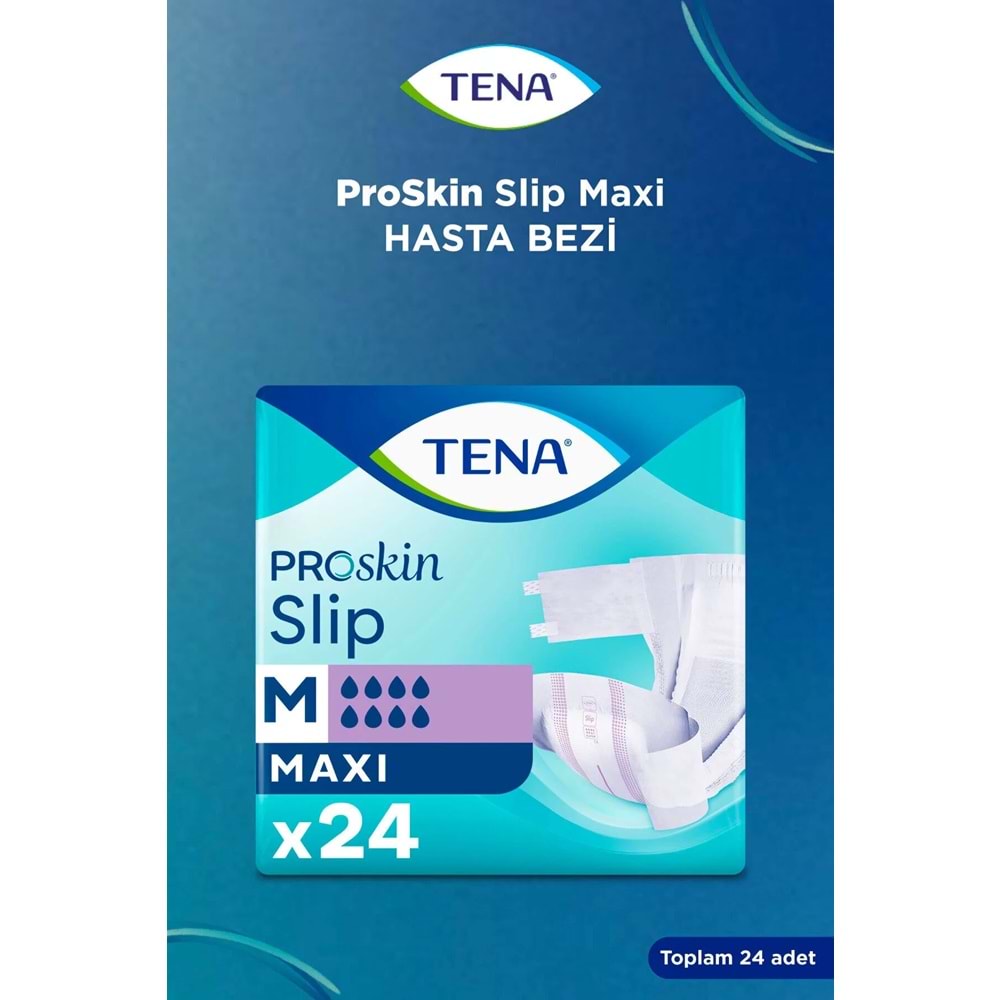 Tena Proskin Slip Maxi Bel Bantlı Yetişkin Bezi M - Orta - Medium 192 Adet