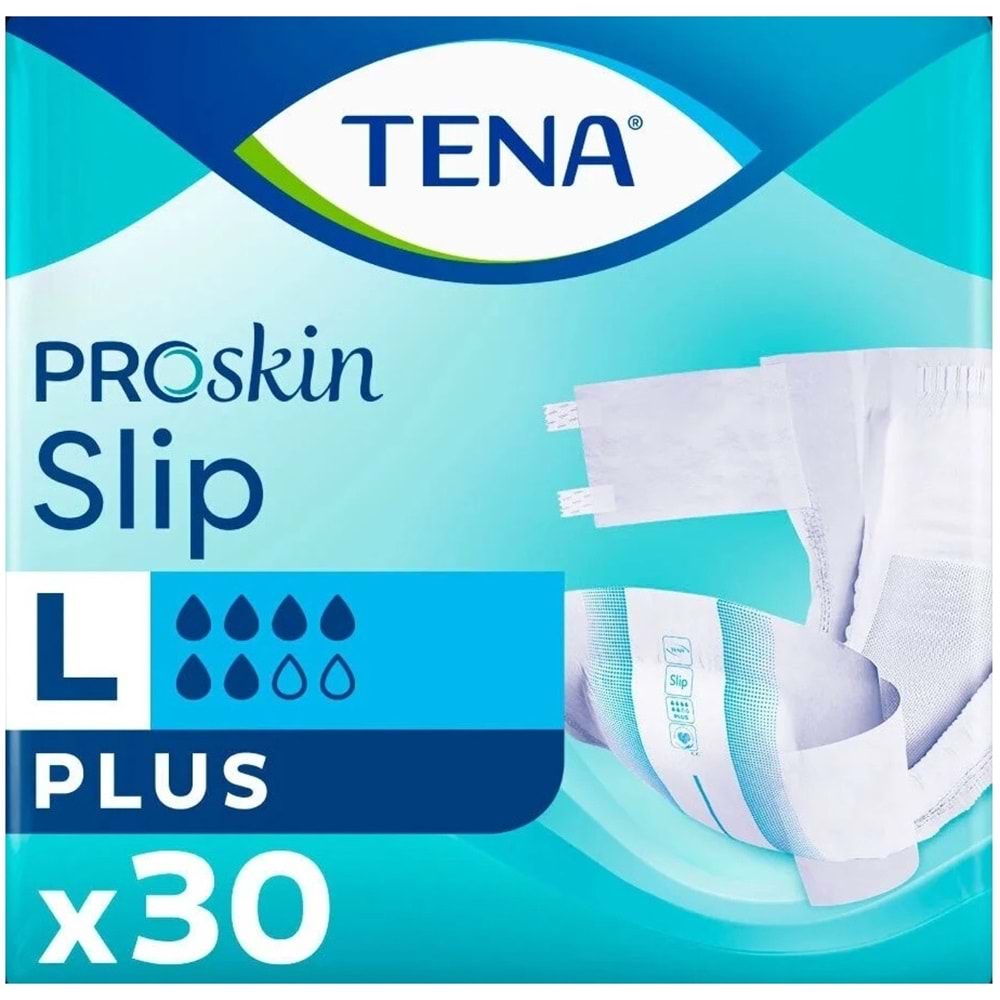 Tena Proskin Slip Plus Bel Bantlı Yetişkin Bezi L - Büyük - Large 150 Adet
