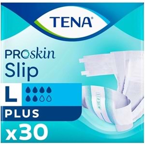 Tena Proskin Slip Plus Bel Bantlı Yetişkin Bezi L - Büyük - Large 180 Adet