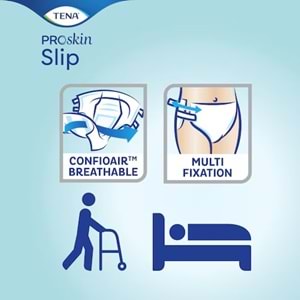 Tena Proskin Slip Plus Bel Bantlı Yetişkin Bezi L - Büyük - Large 240 Adet