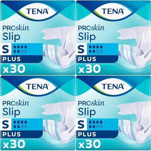Tena Proskin Slip Plus Bel Bantlı Yetişkin Bezi S - Küçük - Small 120 Adet