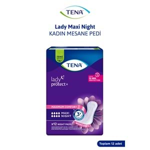 Tena Lady Protect Mesane Pedi Maxi Night Geceye Özel 24 Adet