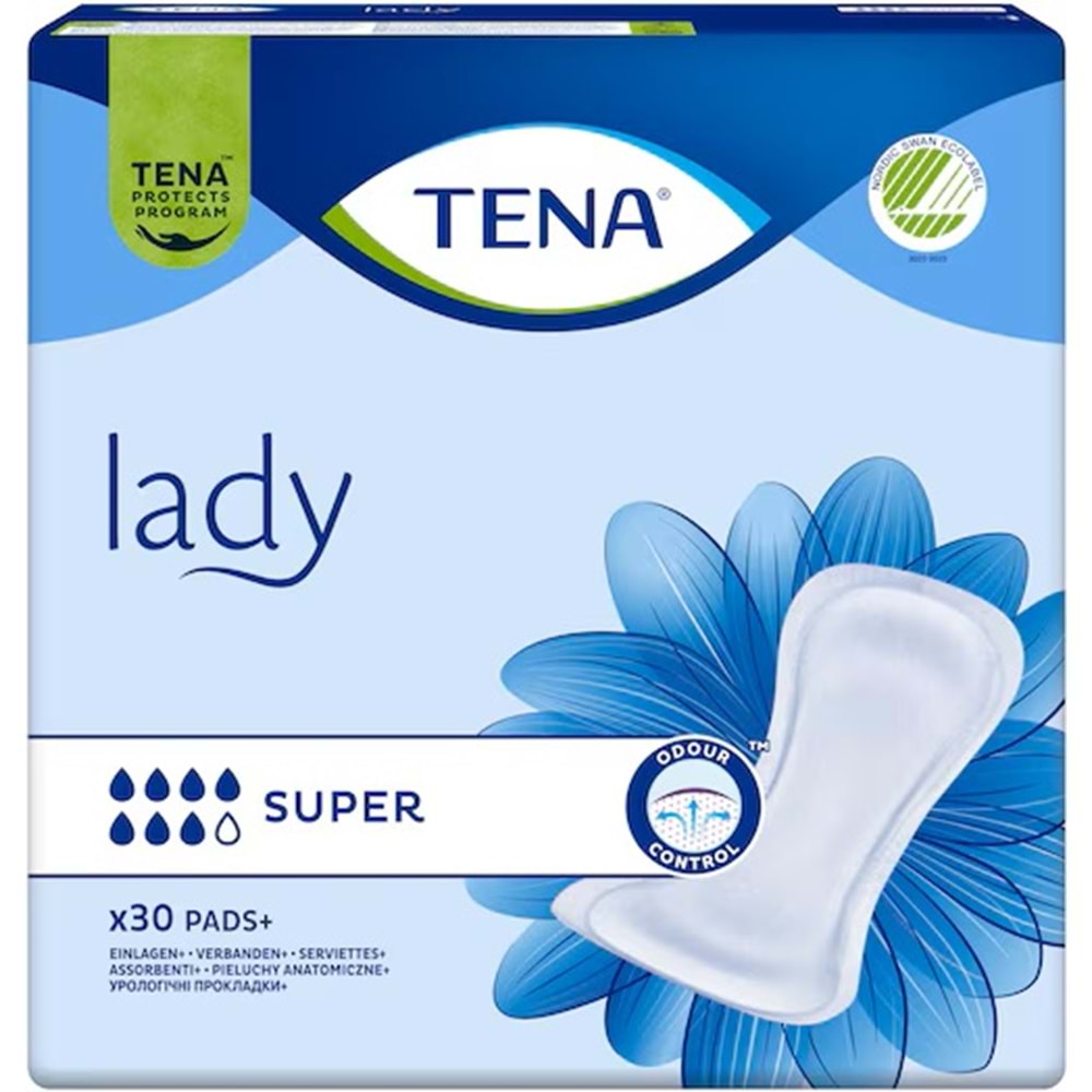 Tena Lady Süper Kadın Mesane Pedi 60 Adet