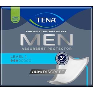 Tena Men Emici Koruma Level 1 Erkek Mesane Pedi 192 Adet