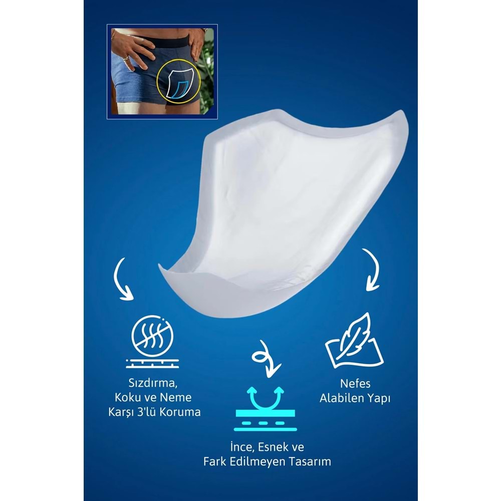 Tena Men Emici Koruma Level 2 Erkek Mesane Pedi 240 Adet