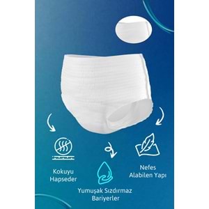 Tena Proskin Pants Maxi Emici Külot Yetişkin Bezi L - Büyük - Large 20 Adet