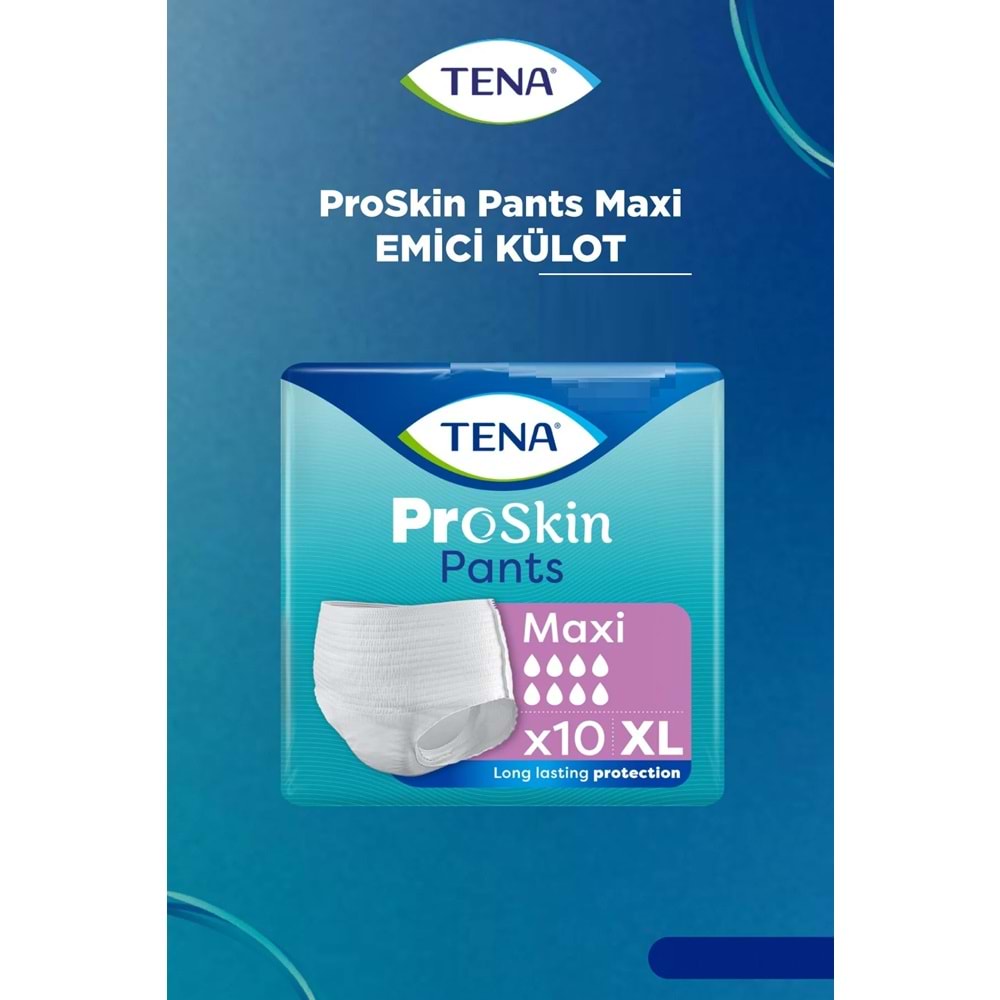 Tena Proskin Pants Maxi Emici Külot Yetişkin Bezi XL - Ekstra Large - Extra Large 90 Adet