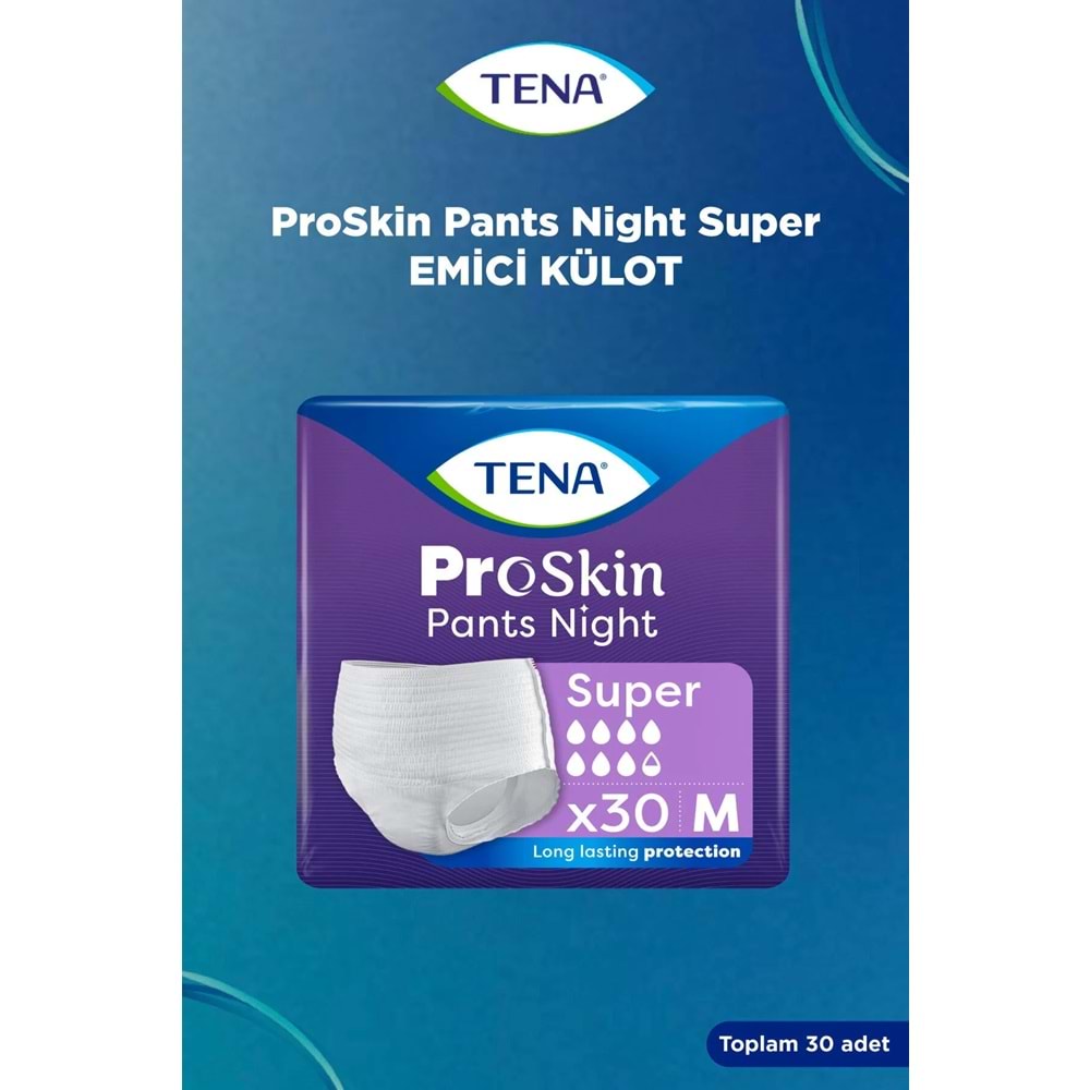 Tena Proskin Pants Süper Night Gece Emici Külot Yetişkin Bezi M - Orta - Medium 240 Adet