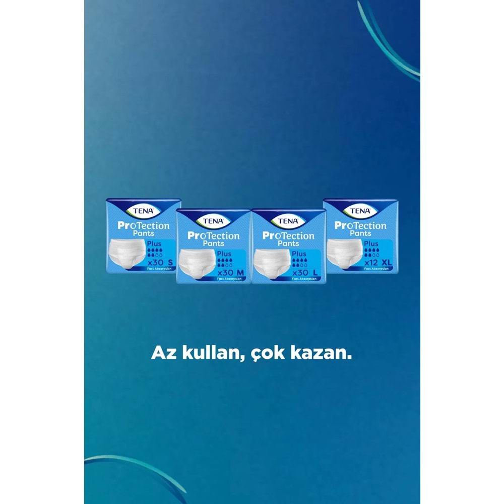 Tena ProTection Pants Plus Emici Külot Yetişkin Bezi XL - Ekstra Büyük - Extra Large 36 Adet