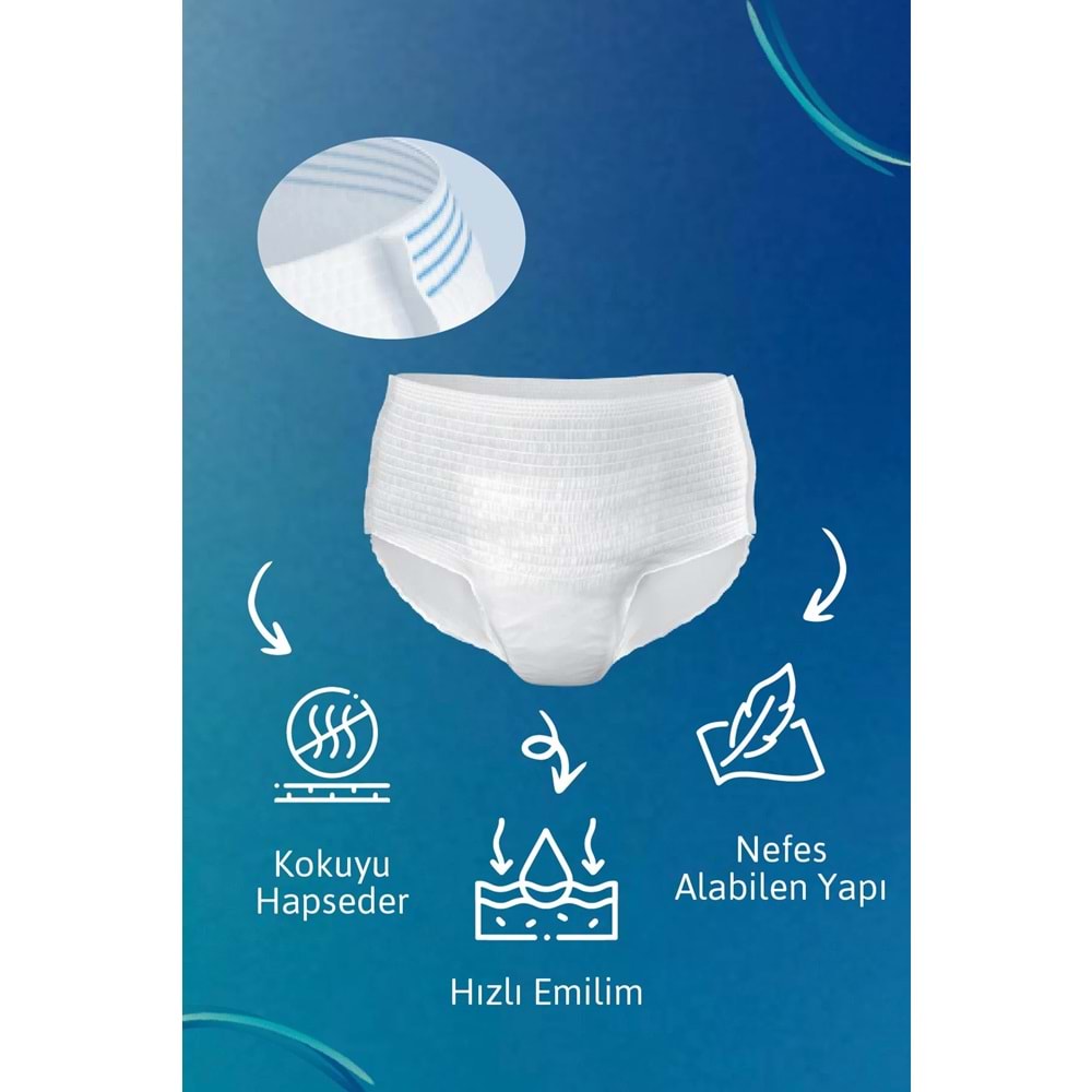 Tena ProTection Pants Regular Emici Külot Yetişkin Bezi L - Büyük - Large 90 Adet