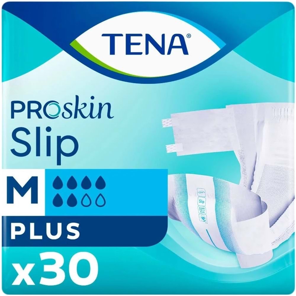 Tena Proskin Slip Plus Bel Bantlı Yetişkin Bezi M - Orta - Medium 240 Adet