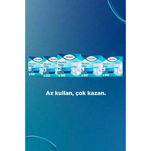 Tena Proskin Slip Plus Bel Bantlı Yetişkin Bezi M - Orta - Medium 240 Adet