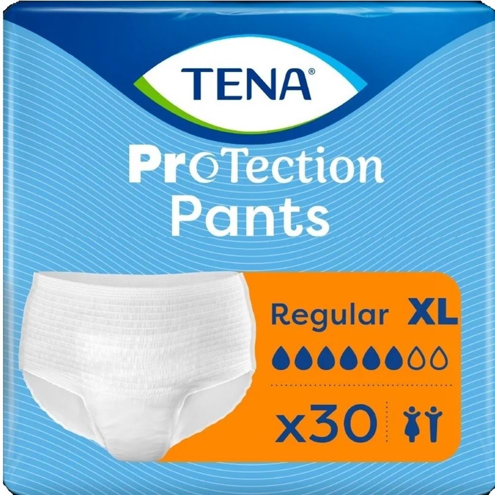 Tena ProTection Pants Regular Emici Külot Yetişkin Bezi XL - Ekstra Büyük - Extra Large 240 Adet