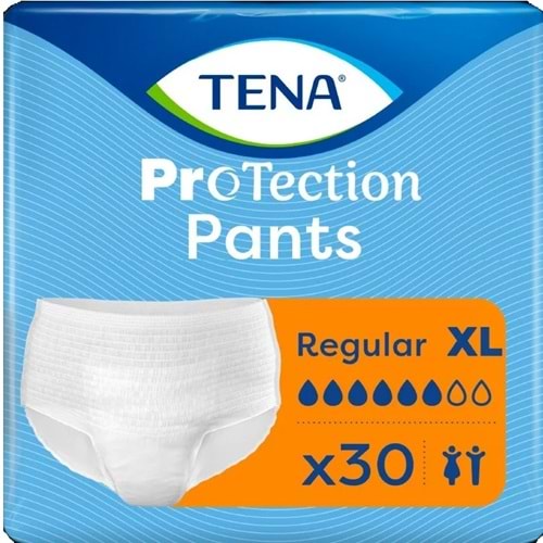 Tena ProTection Pants Regular Emici Külot Yetişkin Bezi XL - Ekstra Büyük - Extra Large 240 Adet