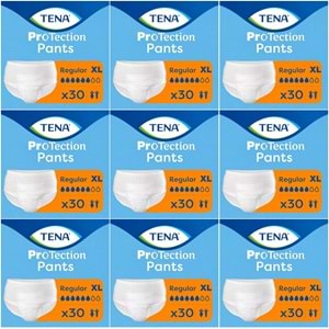 Tena ProTection Pants Regular Emici Külot Yetişkin Bezi XL - Ekstra Büyük - Extra Large 270 Adet