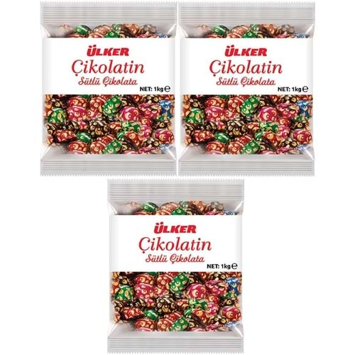 Ülker Çikolatin Sütlü İkramlık Çikolata 3KG (3PK*1KG)
