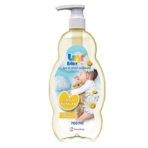 Uni Baby Bebek Şampuanı 700ML Tatlı Rüyalar (Pompalı) (2 Li Set)
