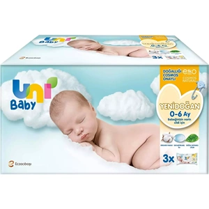 Uni Baby Islak Havlu Hassas Yeni Doğan 40 Yaprak (24 Lü Pk) 960 Yaprak (Narin Ciltler için) (8PK*3)