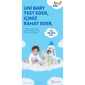 Uni Baby Bebek Saç ve Vücut Şampuanı 200ML Klasik (6 Lı Set)
