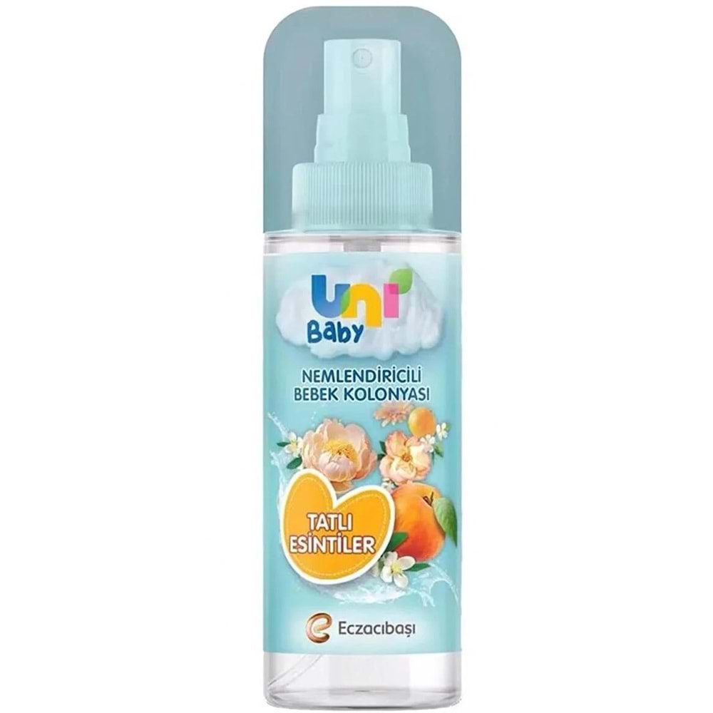 Uni Baby Bebek Kolonyası 150ML Nemlendiricili - Tatlı Esintiler (3 Lü Set)