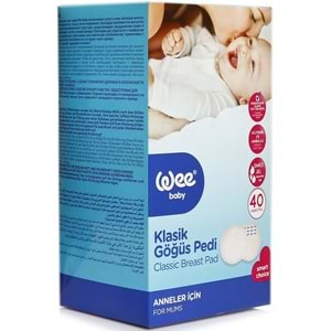 Wee Baby Klasik Göğüs Pedi (40 Lı) 720 Adet (18PK*40)