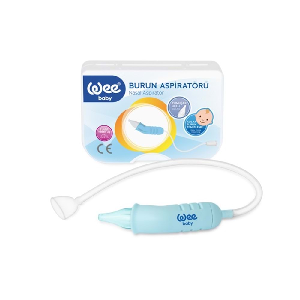 Wee Baby Burun Aspiratörü Nasal (Yeni Saklama Kabı Kutulu) (6 Lı Set) (WEE162)