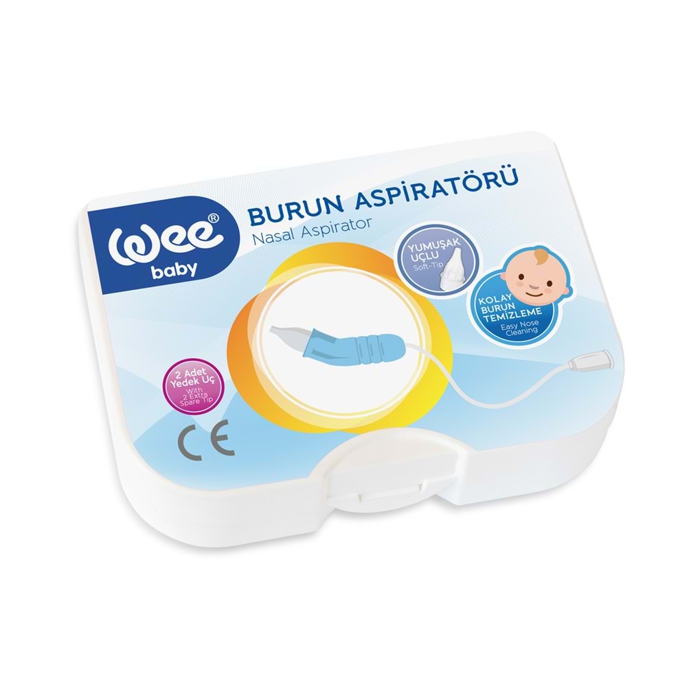 Wee Baby Burun Aspiratörü Nasal (Yeni Saklama Kabı Kutulu) (6 Lı Set) (WEE162)