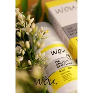 Wou World Of Unique Roll-On Unisex Deodorant 75ML Ter Önleyici Beyazlatıcı (2 Li Set)